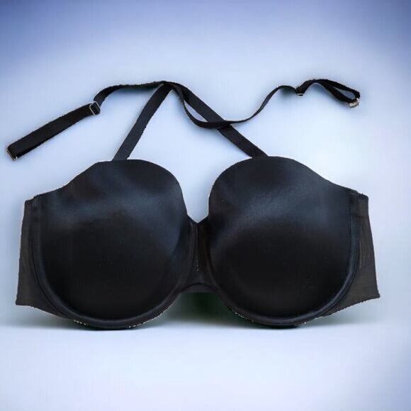 Victoria's Secret Black Strapless Bra - Size 36DD - Picture 1 of 6